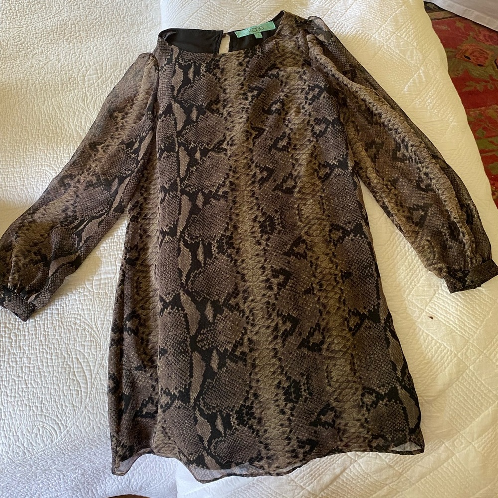 Snakeskin Dress like new